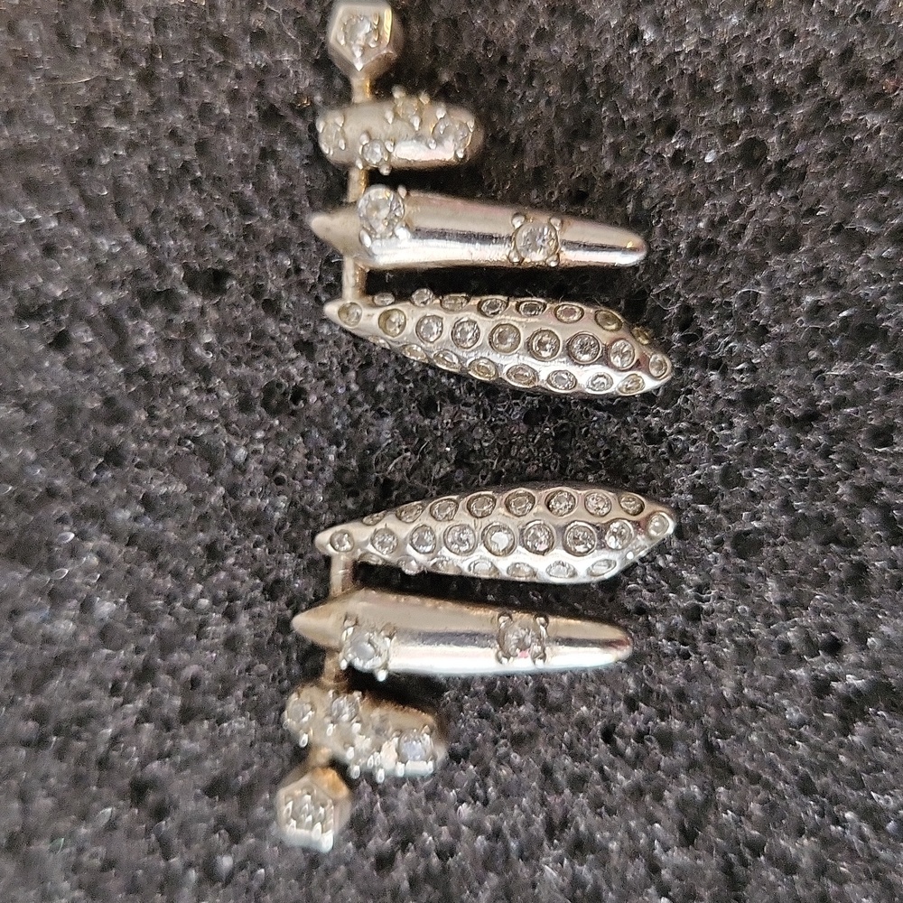 Kendra Scott Stud Earrings in Silver with Clear Stones